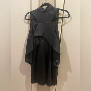 Designer Self portrait black mini dress. Size 4. Never worn.